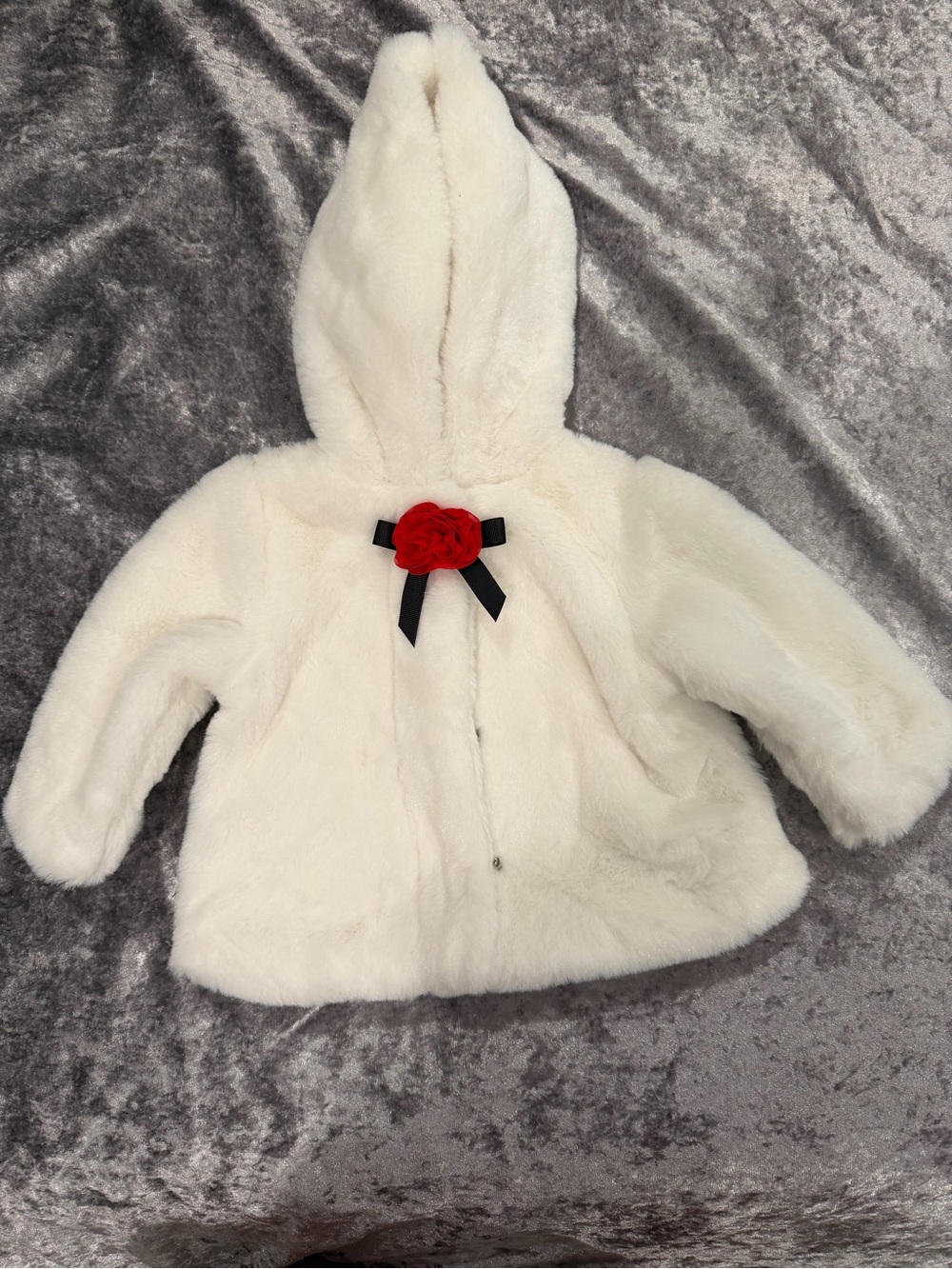 Baby faux fur coat